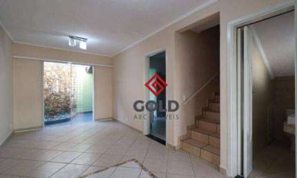 Sobrado com 3 dormitórios para alugar, 94 m² por R$ 4.285,00/mês - Utinga - Santo André/SP