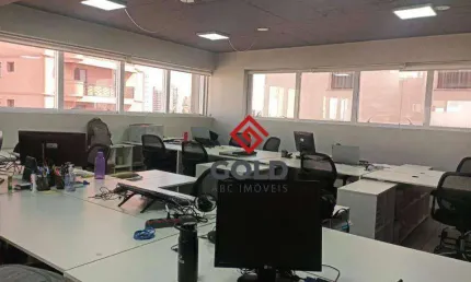 Sala para alugar, 74 m² por r$ 5.328,00/mês - vila assunção - santo andré/sp