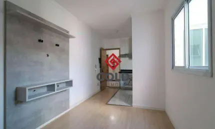 Cobertura com 2 dormitórios para alugar, 96 m² por R$ 2.817,00/mês - Vila Scarpelli - Santo André/SP