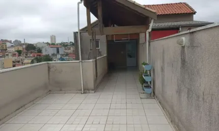 Cobertura com 2 dormitórios para alugar, 88 m² por R$ 2.207,35/mês - Parque Oratório - Santo André/SP