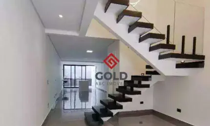 Sobrado com 3 dormitórios, 146 m² - venda por r$ 950.000,00 ou aluguel por r$ 4.500,00/mês - vila camilópolis - santo andré/sp