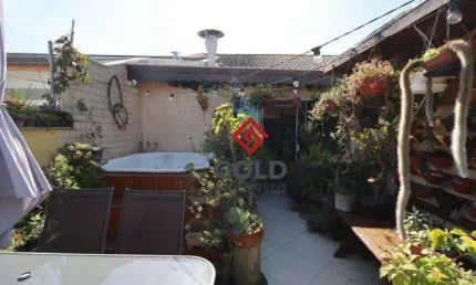 Cobertura com 2 dormitórios à venda, 118 m² por r$ 690.000,00 - parque das nações - santo andré/sp