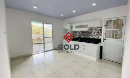 Casa com 1 dormitório para alugar, 55 m² por r$ 1.441,70/mês - vila bela vista - santo andré/sp