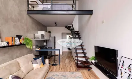 Studio à venda, 46 m² por r$ 1.020.000,00 - berrini - são paulo/sp