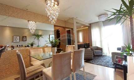 Apartamento 81 m²  2 dorm ( 1 suite ) Sala Ampliada ( reversivel 3 dorm) 2 vagas - Monte Verde
