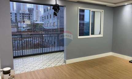 Apro para Locação - 2 Dorms + 1 Suíte em 75m² – Varanda Ampliada, 2 Vagas e Área de Lazer Completa