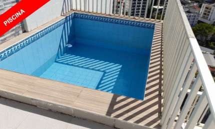 COBERTURA 3 QUARTOS + Gabinete com Piscina à Venda Ondina Salvador Ba