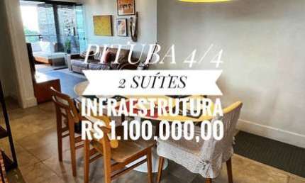 APARTAMENTO 4/4 2 SUÍTES 150 M2 INFRAESTRUTURA À VENDA NA PITUBA SALVADOR BA