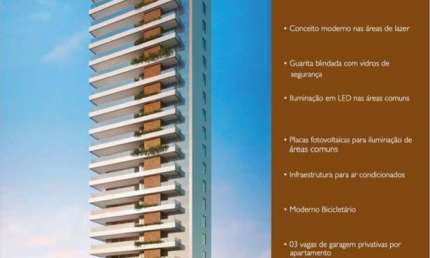 HERITAGE - Apartamento de Luxo com 4 Suítes no Horto Florestal, Salvador-BA  171m²  3 Vagas  Condomínio Completo