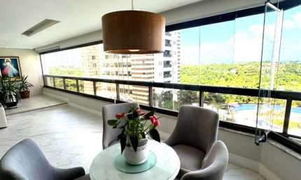 VENDA DE APARTAMENTO DE LUXO EM PATAMARES - 4 SUÍTES, VISTA MAR, 225M² - CONDOMÍNIO GREENVILLE LUMNO