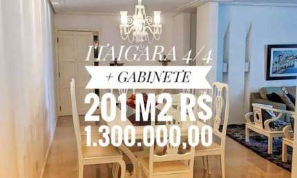 Imóvel de Luxo: Apartamento 4 Quartos com 2 Suítes na Itaigara, Salvador-BA  201m², 2 Vagas e Área de Lazer Completa!