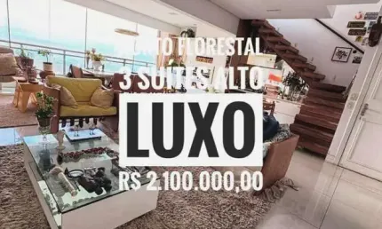 Apartamento Duplex de Luxo 3 Suítes - Horto Florestal, Salvador-BA: Vista Mar, Varanda Gourmet, 3 Vagas. Agende sua visita!