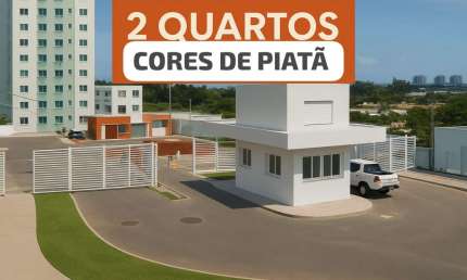 Apartamento à venda em Salvador-BA, 2 quartos 1 vagas de garagem em Piatã - Oportunidade única!