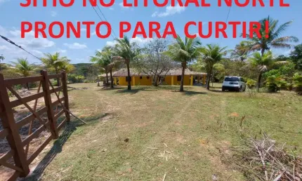 Venda de Sítio em Subauma, Salvador-BA: 3 Quartos, 1 Suíte, 2 Banheiros, 2 Vagas de Garagem, 150m² de Área. 80 mil m² de terreno, R$400 mil.