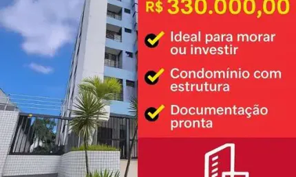 Apartamento à venda na federação, salvador-ba: oportunidade  1 quarto, 1 sala, 1 banheiro, 1 vaga de garagem - 45m²