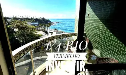 Apartamento à venda no rio vermelho, salvador-ba: 1 quarto, 37m², vista mar, lazer completo. agende sua visita!