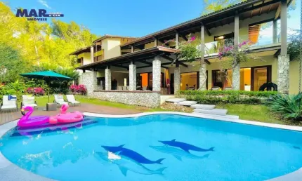 Casa com 5 dormitórios à venda, 400 m² por R$ 26.000.000,00 - Iporanga - Guarujá/SP