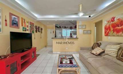 Apartamento com 3 dormitórios à venda, 100 m² por R$ 440.000 - Praia da Enseada - Guarujá/SP
