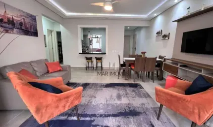 Apartamento com 3 dormitórios à venda, 90 m² por R$ 470.000,00 - Pitangueiras - Guarujá/SP