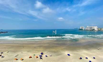 Apartamento Frente Mar Reformado com 2 dormitórios à venda, 110 m² por R$ 900.000 - Pitangueiras - Guarujá/SP
