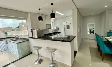 Cobertura reformada com 3 dormitórios à venda, 176 m² por R$ 650.000 - Enseada - Guarujá/SP