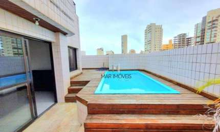 Cobertura com 4 dormitórios à venda, 200 m² por R$ 350.000,00 - Praia da Enseada - Guarujá/SP