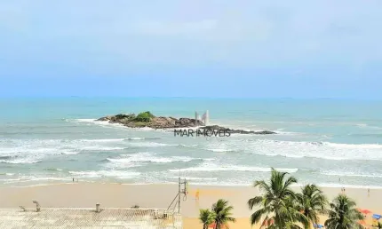 Apartamento à venda e locação por temporada de frente total para o mar na praia das pitangueiras - guarujá/sp - mar imóveis prime