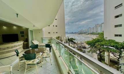 Apartamento com 4 dormitórios à venda, 260 m² por R$ 1.250.000,00 - Pitangueiras - Guarujá/SP