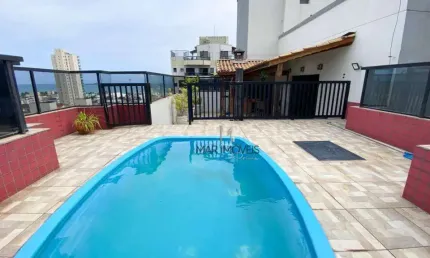 Cobertura à venda, 160 m² por r$ 630.000,00 - enseada - guarujá/sp