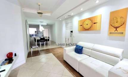 Apartamento com 3 dormitórios à venda, 140 m² - Praia das Astúrias - Guarujá/SP