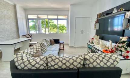 Apartamento  frente mar com 3 dormitórios à venda, 110 m² por R$ 680.000 - Pitangueiras - Guarujá/SP