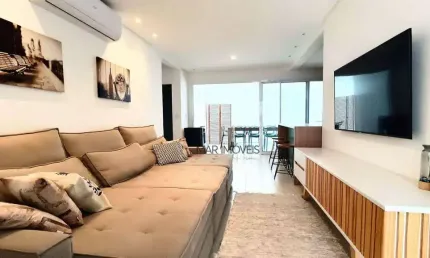 Apartamento com 2 dormitórios à venda, 85 m² - praia do tombo - guarujá/sp