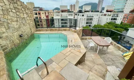 Cobertura com 2 dormitórios à venda, 170 m² por R$ 650.000,00 - Praia da Enseada - Guarujá/SP