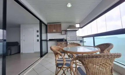 Apartamento com 3 dormitórios à venda, 190 m² por r$ 1.380.000,00 - pitangueiras - guarujá/sp