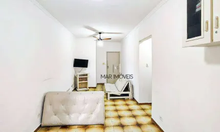 Apartamento com 1 dormitório para locação, 57m² por R$ 2.500 - Enseada - Guarujá/SP