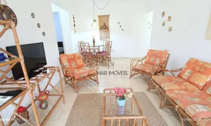 Apartamento com 2 dormitórios, 88 m² - venda e locação anual - Praia do Tombo - Guarujá/SP
