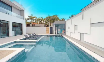 Casa com 5 dormitórios à venda, 470 m² por R$ 5.500.000,00 - Acapulco - Guarujá/SP