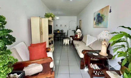 Apartamento com 3 dormitórios à venda, 100 m² por R$ 510.000,00 - Praia do Tombo - Guarujá/SP