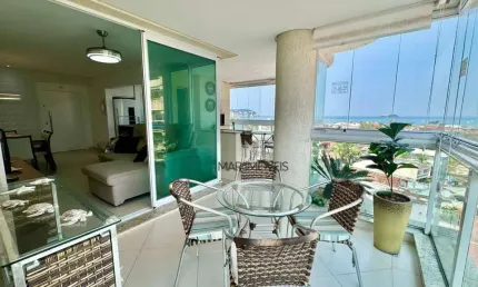 Apartamento com 3 dormitórios à venda, 126 m² por r$ 1.050.000,00 - praia da enseada - guarujá/sp