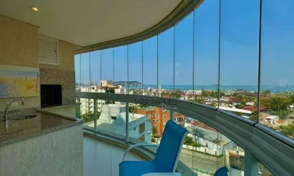 Apartamento reformado 3 dormitórios à venda, 126 m² por R$ 1.060.000 - Enseada - Guarujá/SP