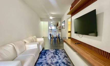 Apartamento com 2 dormitórios à venda, 80 m² por R$ 480.000,00 - Pitangueiras - Guarujá/SP