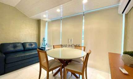 Flat com 2 dormitórios à venda, 70 m² por R$ 450.000,00 - Pitangueiras - Guarujá/SP
