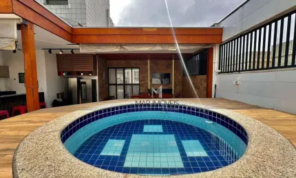Cobertura com 3 dormitórios à venda, 200 m² por R$ 950.000 - Praia das Astúrias - Guarujá/SP