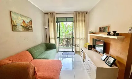 Apartamento com 2 dormitórios e sacada á venda no tombo