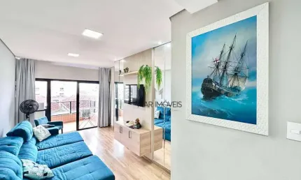 Apartamento à venda, 85 m² por r$ 590.000,00 - enseada - guarujá/sp