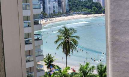 Apartamento com 3 dormitórios para alugar, 95 m² por R$ 5.500,02/mês - Asturias - Guarujá/SP