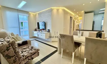 Apartamento para alugar, 98 m² por R$ 6.900,02/mês - Astúrias - Guarujá/SP