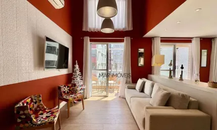 Apartamento duplex à venda, 220 m² por r$ 1.700.000,00 - praia das astúrias - guarujá/sp