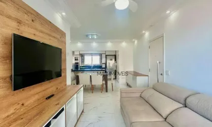 Apartamento com 3 dormitórios à venda, 85 m² por r$ 750.000,00 - astúrias - guarujá/sp