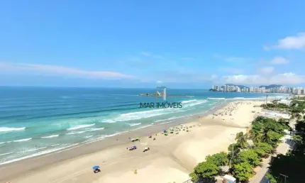 Apartamento com 5 dormitórios à venda, 220 m² Frente Total para o Mar - Pitangueiras - Guarujá/SP